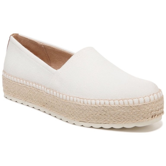 Shoes - Dr. Scholl’s Sunray Espadrille Platform Slip On Sneakers Cream Women’s 8.5